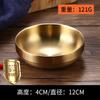 Double-layer Korea 304 Stainless Steel Bowls Rice Noodle Dishes Insulated Lunch Tableware Golden Restaurant Kitchen Supplies