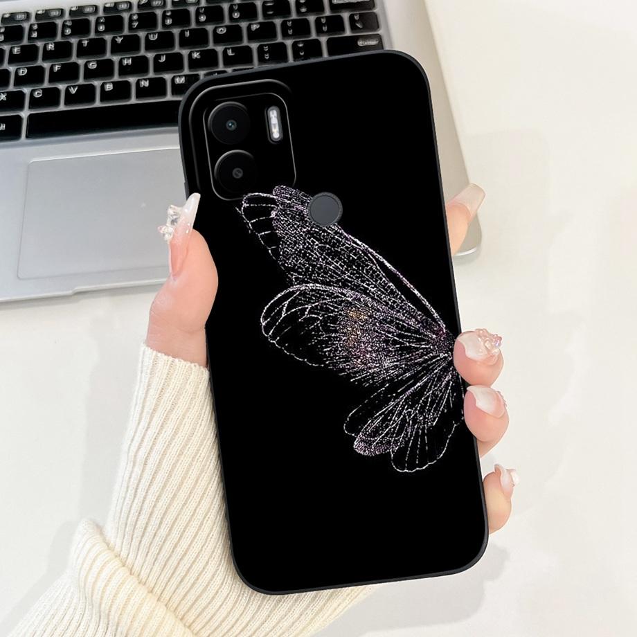 Чехол для Xiaomi Redmi A1+ A2+ A1 A2 A3 A3X A3 Pro Funda Redmi A5 A4 С рисунком Сердце Бантик Цветочный Мотив Чехол Мягкий Силикон