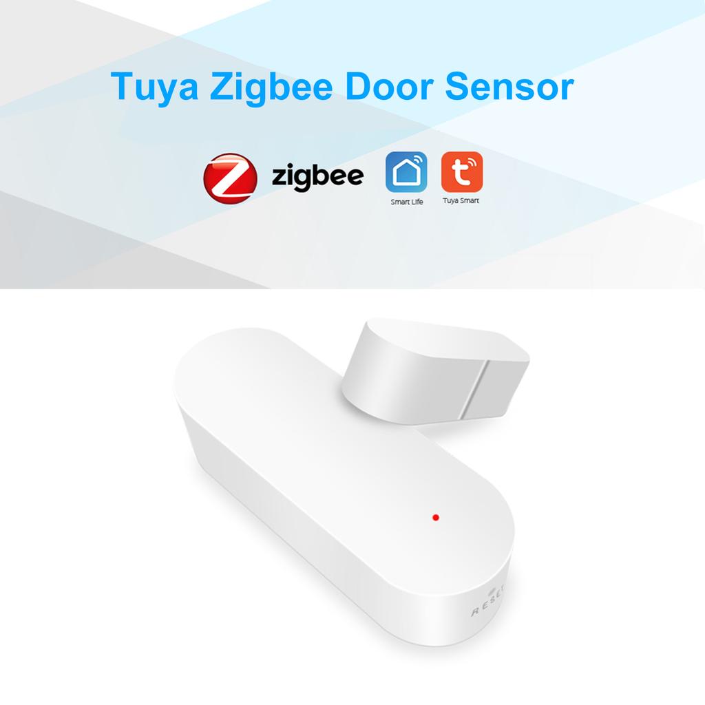 Zigbee Smart Door Sensor Tuya APP Control Door Open / Closed Detector Magnetic Switch Window Sensor