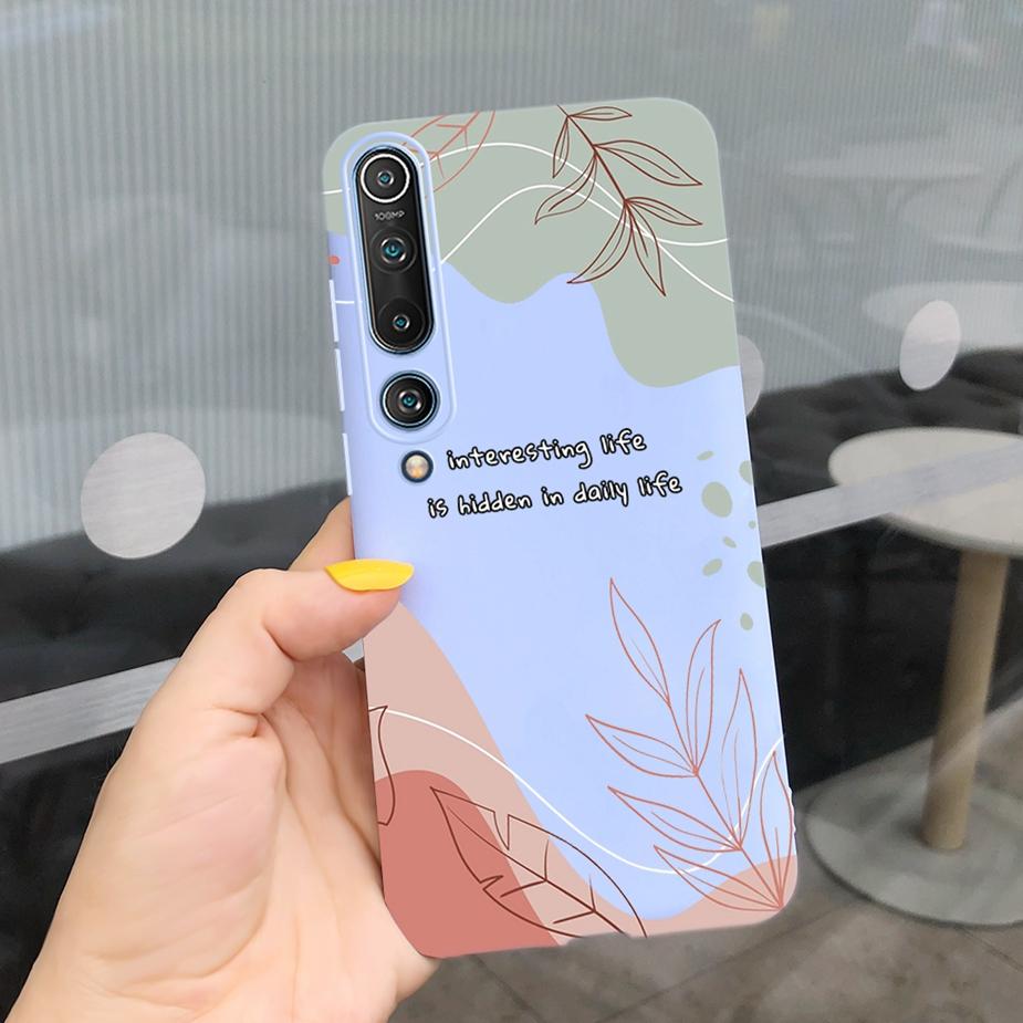 For Xiaomi Mi 10 5G Case Luxury Art Painted Cover Soft Silicone Phone Case For Xiaomi Mi 10 Pro 5G Mi10 Back Cover Bumper 6.67''