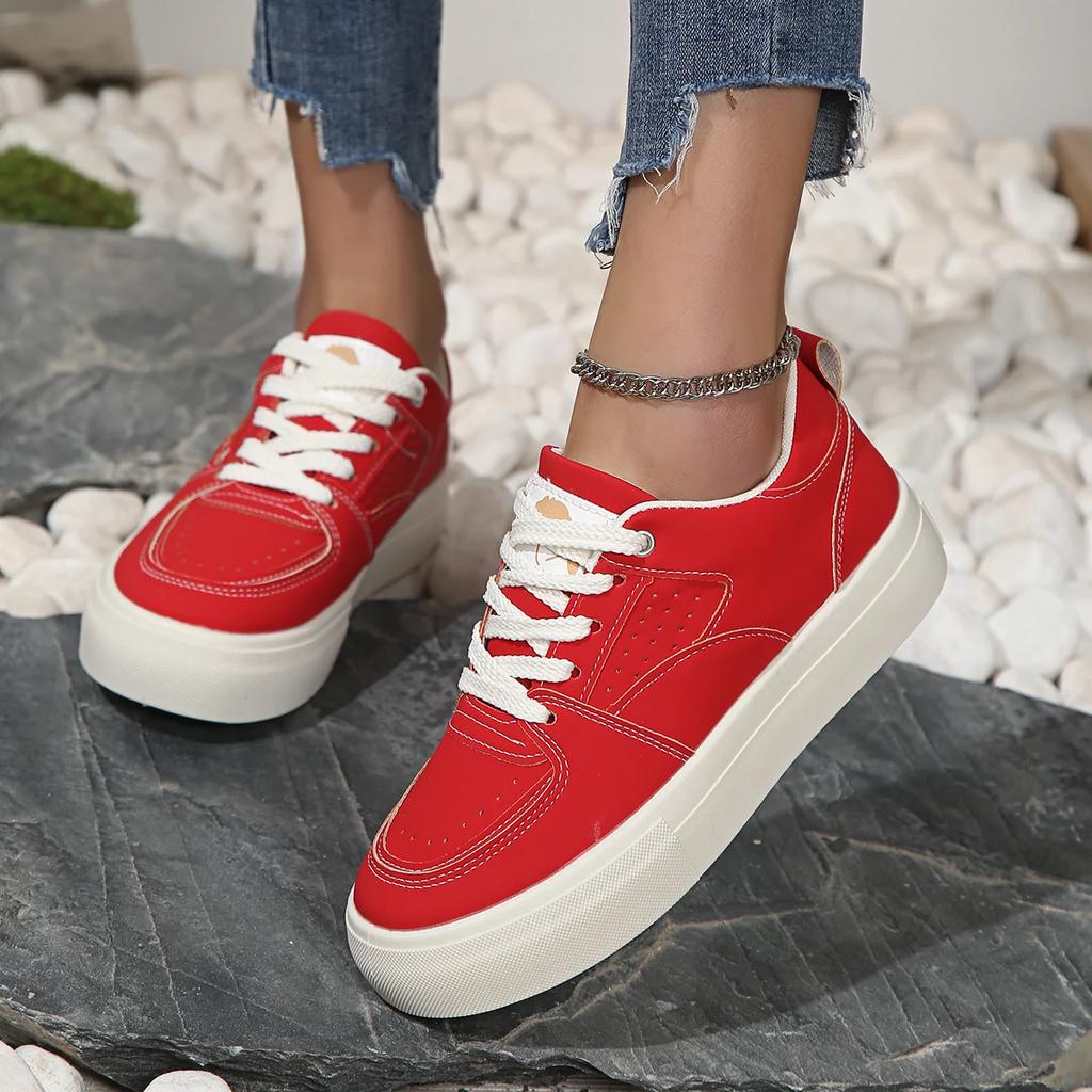 Women's Canvas Shoes Fashionable Design Platform Casual Breathable Canvas Classic Comfortable Women's Sports Vulcanized Shoes