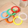 12PCS Rubber Seals for Glass Jars Silicone Jar Gaskets Replacement 3.75" Reble Seals Airtight Leak-proof Silicone Gasket Sealing Rings for Mason