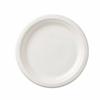 50Pcs Round Disposable Tableware Heat Resistant Pulp Lunch Boxes Disposable Paper Plates  Picnic