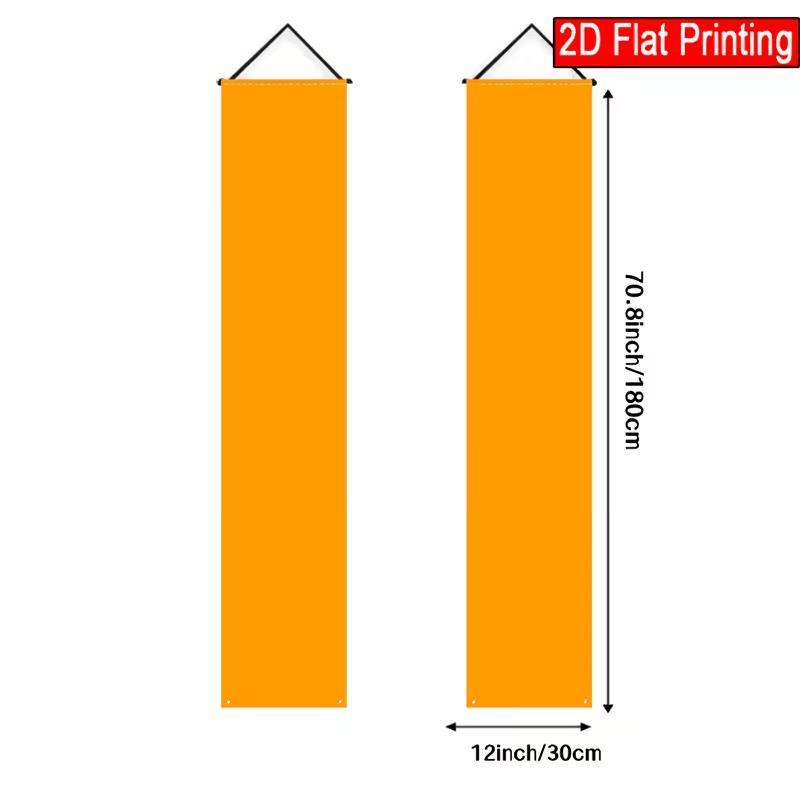 Chinese Spring Festival Banner - Traditional Couplet Porch Decor - Retro 70s Hippie - Porch Hanging Door Decor (8817)