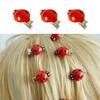 10PCS Realistic Ladybug Hair Clip for Kids Girls Boys School Hair Accessories Cute Insect Design Stylish Hairpins