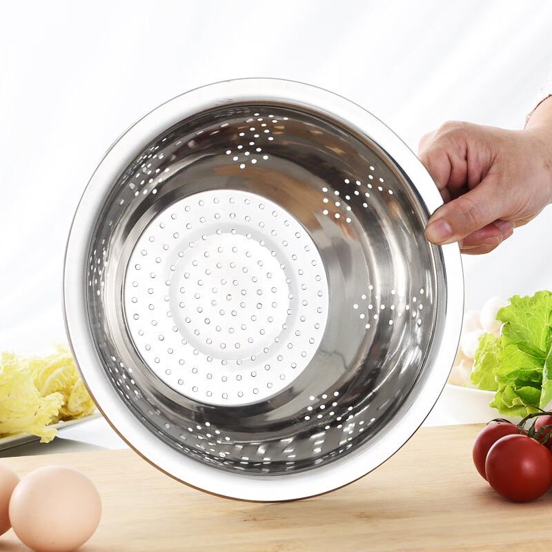 Yuedisi 5-Piece Stainless Steel Kitchen Bowl & Strainer Set
