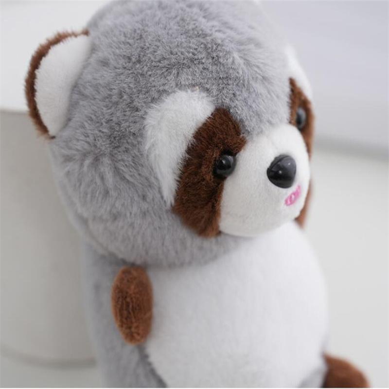 20 см мультяшный длиннохвостый енот плюшевая игрушка брелок рюкзак животное чучело кулон магазин Grab кукла для подарка девочке