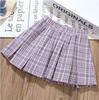 Детская одежда, весенне-осенние модели, костюм с клетчатой ​​юбкой для девочек, свитер с длинными рукавами, детский костюм, детская одежда
