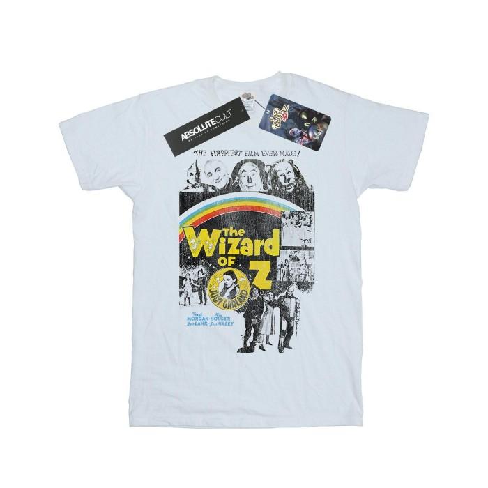 The Wizard Of Oz Boys Distressed Movie Poster T-Shirt