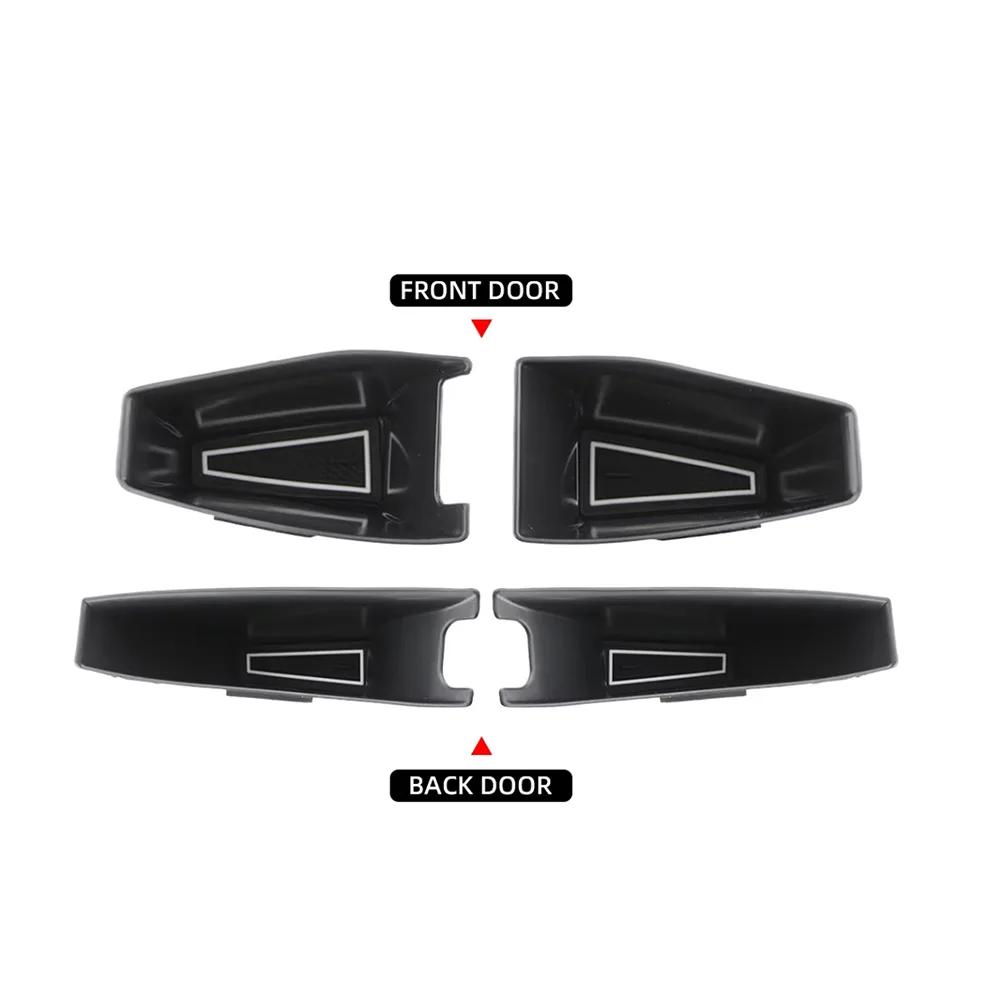 For Tesla Model 3 2017-2024 for Tesla Model Y 2020-2024 ABS Door Handle Storage Box Car Handle Stowing Tray Organize Accessories