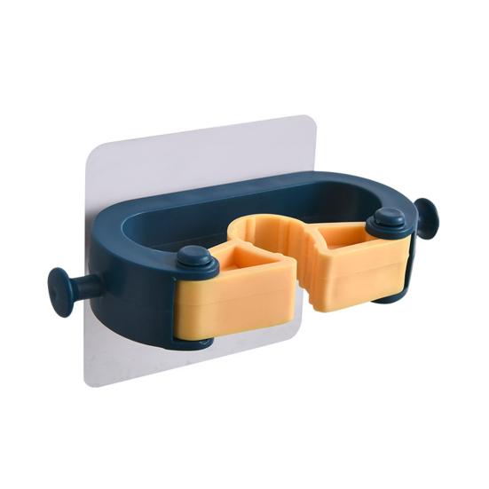 Wall Mounted Mop Organizer Broom Holder Strong Load-bearing Non-Slip Design Waterproof Mop