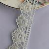 4 м/13,12 фута в каждой сумке Черно-белые кружевные бейки Идеально подходят для одежды Шторы ручной работы DIY Ремесла Швейные аксессуары Цветочный край Вышитые кружевные ленты