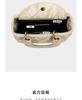 Viney milk apricot diamond patterned Daifei handbag for women, gentle and luxurious style handbag