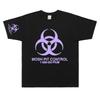Футболка Homixide Gang Mosh Pit Control Футболка с мерчем Playboi Carti Opium Футболки HXG Унисекс Женские Хип-Хоп Большие Хлопковые Футболки