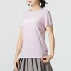 Puma Футболка с коротким рукавом и принтом букв, повседневная, свободная, дышащая, женская, светло-розовая 682127-60