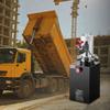 10 L Hydraulic Power Unit, Single Acting Dump Trailer Pump, 22 MPa Max Relief Pressure & 3.4 L/min Flow Rate, DC 12V Hydraulic Pump with Metal