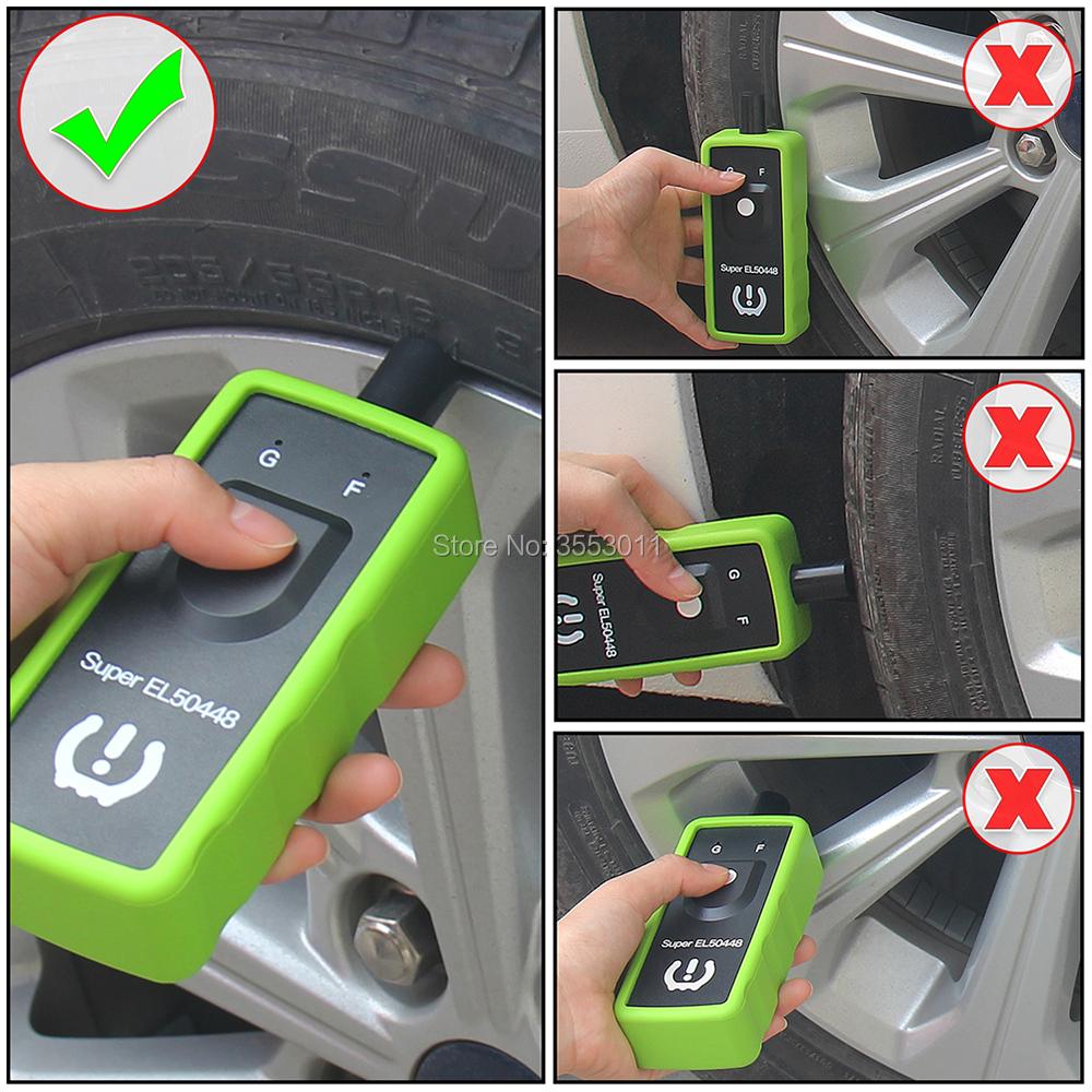 Car TPMS Reset Tool EL50448 Car Tire Pressure Monitoring System For Ford Opel GMC Buick Chevy Tire Relearning Tool PressureTire Pressure Monitoring