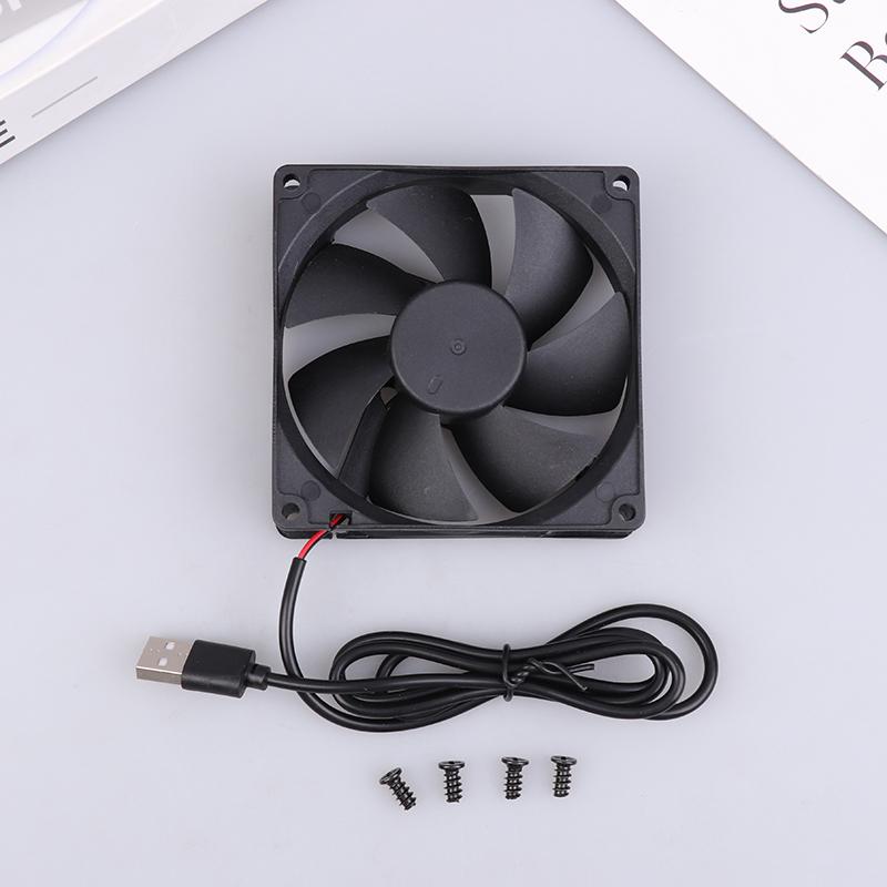 5V Бесщеточный Охлаждающий Вентилятор Usb Вентилятор для Роутера Корпус для Компьютера Охлаждающий Корпус для ТВ-Бокса 50 мм 80 мм 90 мм 120 мм ПК DIY Кулер Настольный Вентилятор