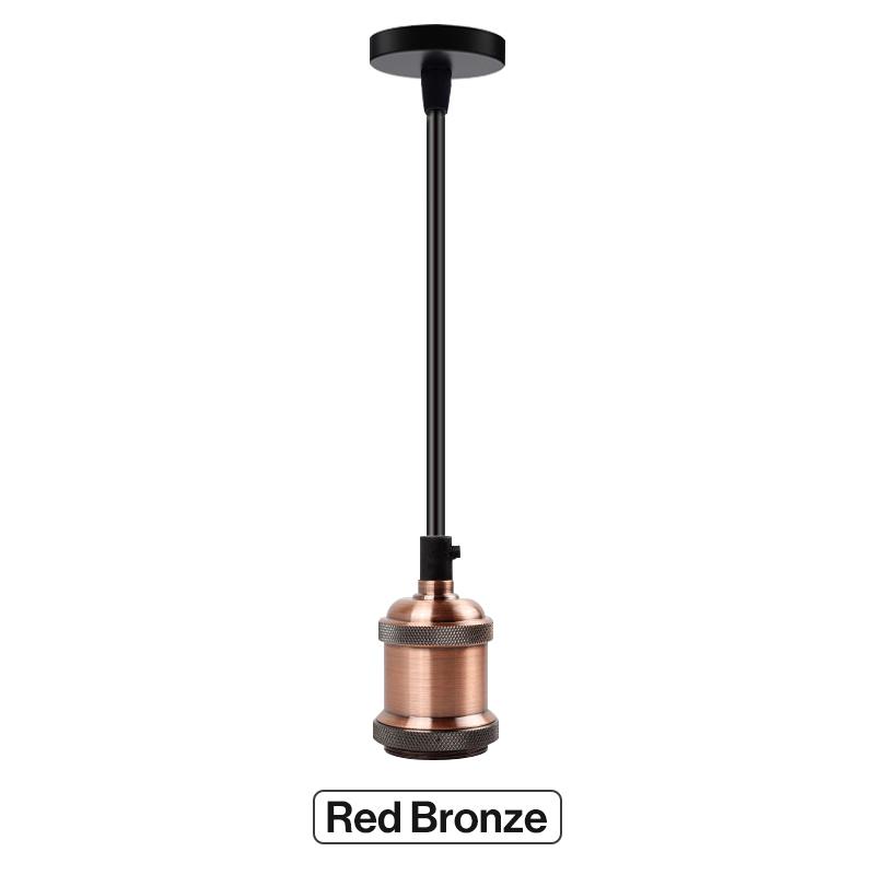 KARWEN Edison Lamp Holder E27 Screw Bulb base 110V 220V Aluminum Light Socket Industrial Retro Fittings Fixture Pendant lights