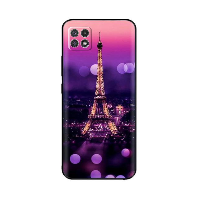 Чехол для Samsung A22, силиконовый мягкий чехол из ТПУ для телефона Samsung Galaxy A22 5g 4g Galaxya22 A 22, защитный бампер с цветочным принтом