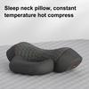 Подушка для массажа шеи, облегчение боли в глубоких тканях, массажер с подогревом от USB, для мужчин и женщин, для улучшения сна, подушка с эффектом памяти и поддержкой шеи и плеч