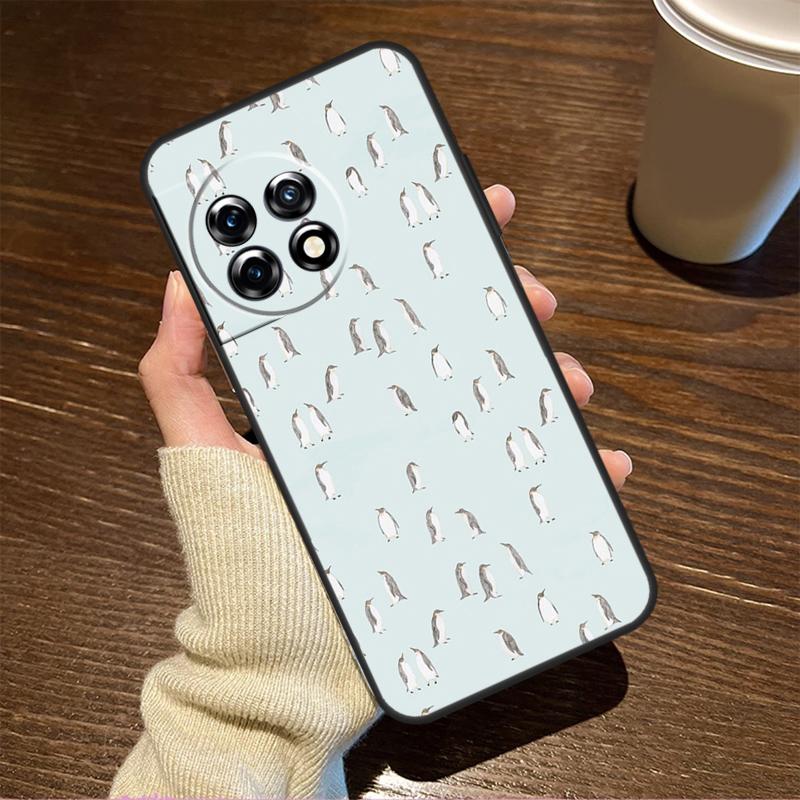 Милый Кавайный Чехол-Пингвин Для OnePlus 13T 10T 8T 10R 13R 15 R 13 12 11 9 10 Pro Nord CE 5 2 3 4 Lite N20 N30 Чехол