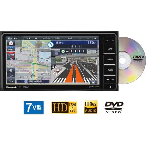 Panasonic Car Navigation Strada 7 Inch Wide CN-HE02WD Full Seg Drive Recording Cooperation Equipped with HD LCD Compatible with Nationwide City Maps B