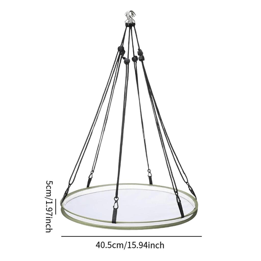 Bird Seed Catcher Tray Outdoor Garden Accessories for Bird Feeders Diameter 15.94'' Easy to Clean Bee Feeder Birdseed Hoop