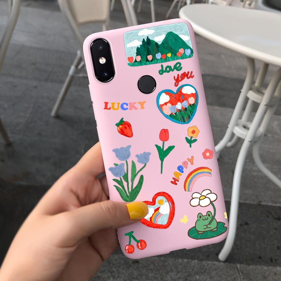 For Xiaomi Mi 8 SE Case Lovely Pattern Jelly Phone Cases Back Cover For Xiaomi Mi 8 Lite Mi8 Mi 8 SE Soft Silicone TPU Bumper