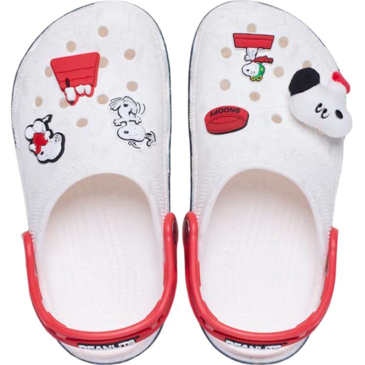 Crocs Peanuts X Classic Clog Kids Snoopy & Joe Cool Kids Sneakers White Multi 211125-90H