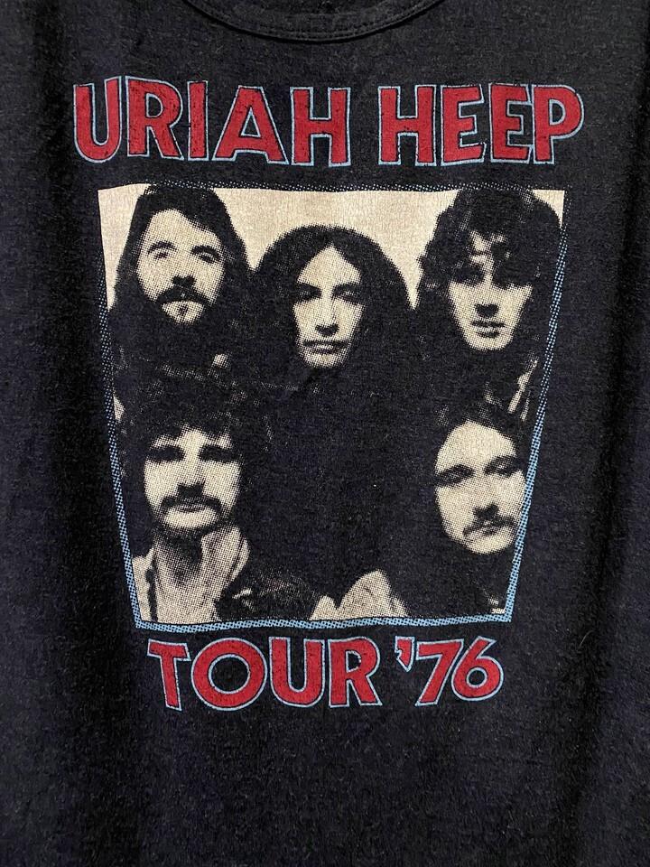 Tour 76 URIAH HEEP Band Shirt Black Classic Unisex Size S5XL UU068