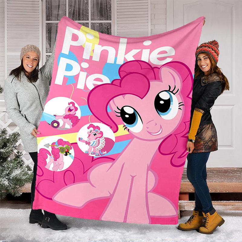 1pc My Little Pony2 Theme Blanket - Digital Print, Polyester, Cozy for All Seasons, Perfect for Outdoor, Camping, and Travel