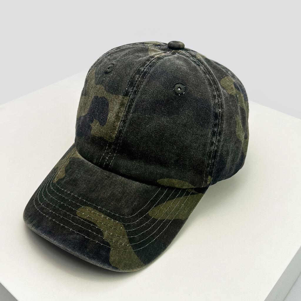 Baseball Style American Camo Street Urban Women Men For Neutral Gender Fresh Caps Peaked Hats Sunshade Retro Versatile Personal Sports Fashion