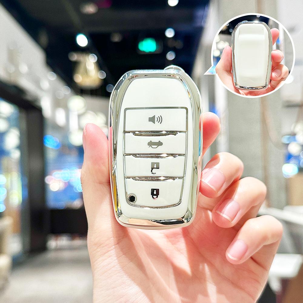 2/3/4/5/6 кнопок Авто Бесключевой ТПУ Чехол для ключа автомобиля для Toyota Land Cruiser Prado150 RAV4 Venza SIENNA Corolla Camry Yaris