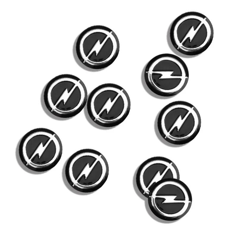 czsvdy1 czprfz1 2/5/10Pcs Car Remote Key Sticker Aluminum Emblem Stickers Decor For Opel Astra Insignia Corsa Zafira Meriva Mokka Vivaro Vectra