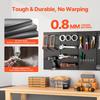 Metal Pegboard Panels 4 panels 24" x 12" Wall Organizer for Garage Tool