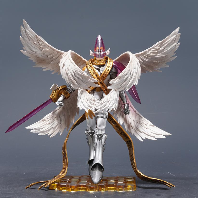 20.5cm/8.07inch Digimon Adventure Holy Angemon Figure Pvc Statue Desktop Ornament Collection Model Toys Gifts