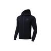 Pure Color Zip-Up Hoodie Men Tops Black AWDT113-1