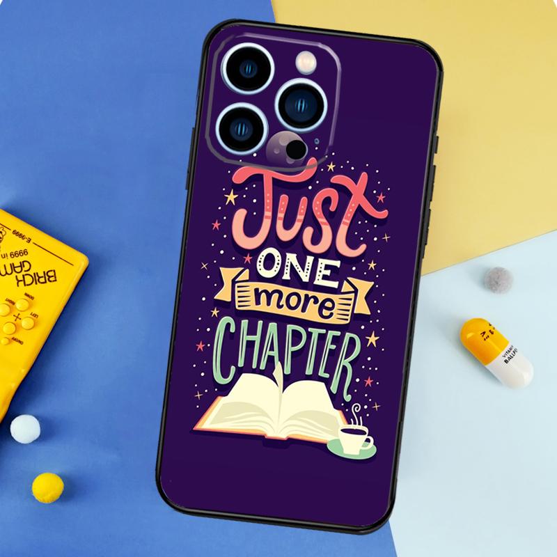 Read More Books Phone Case For iPhone 17 16 15 14 13 11 12 Pro Max mini 15 16 Plus 16e 17 Air Bumper Cover