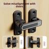 Safety Sliding Door Snap Anti-theft Door Hasp Door Lock Luminous Door Buckle Room Door
