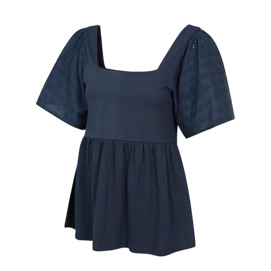 Mountain Warehouse Womens/Ladies Verona Broderie Sleeve Top