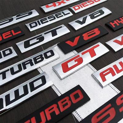 Наклейка на автомобиль GT AWD Hybrid Diesel SS Turbo Logo Emblem Badge Decals для Mazda Skoda Ford Volvo