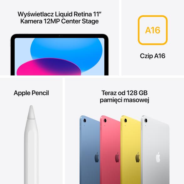 APPLE iPad 11 A16 (11th Gen, 2025) 128 GB Wi-Fi Tablet, Silver