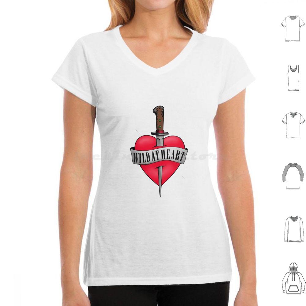 Футболка Wild At Heart Хлопок Мужская Женская Печать DIY Wild At Heart Фильм Дэвида Линча Винтажная Крутая