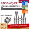 BT30 BT40 хвостовик инструмента ER16 ER20 ER25 ER32 ER40 70 100L хвостовик инструмента для держателя инструмента шпинделя обрабатывающего центра с ЧПУ