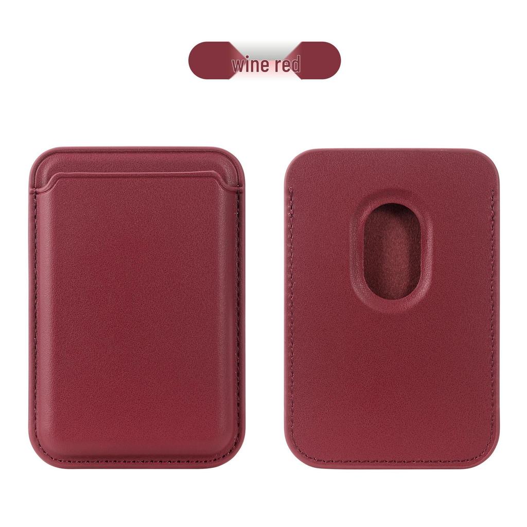 Кожаный картхолдер MagSafe для iPhone 17/16/15 - Прочный магнитный чехол