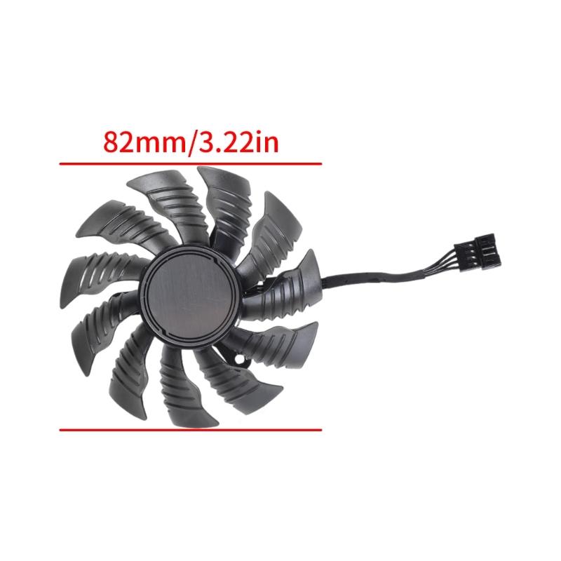82MM T129215SU GPU Cooling Fan Replacement for RTX3070ti 3080 3090 Graphics Cards Video Card Radiator