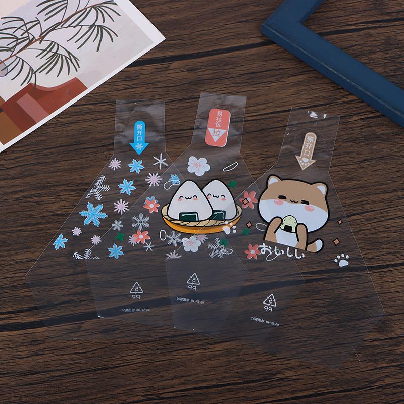 50 шт. японский треугольный рисовый шарик, одноразовая упаковка, сумка, нори онигири, сумка для суши, форма для приготовления суши, аксессуары для бенто