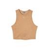 Toweling Cat Tank Comfortable Casual Sleeveless Vest Women Tops Desert-Yellow 684356-63