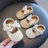 Детская обувь для малышей, туфли принцессы в корейском стиле, новая обувь для маленьких девочек на весну и осень, одинарная обувь с бантом, модная